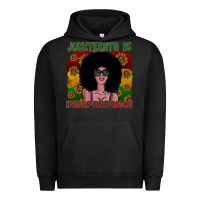 Pigment Black juneteenth is independence Urban Hoodie - SublimationCraftShop