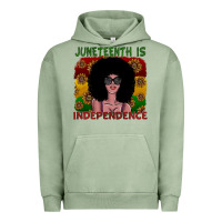 Pigment Oil Green juneteenth is independence Urban Hoodie - SublimationCraftShop