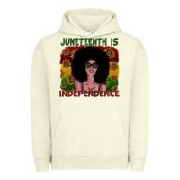 Pigment Pistachio juneteenth is independence Urban Hoodie - SublimationCraftShop