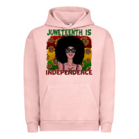 Pigment Salmon juneteenth is independence Urban Hoodie - SublimationCraftShop