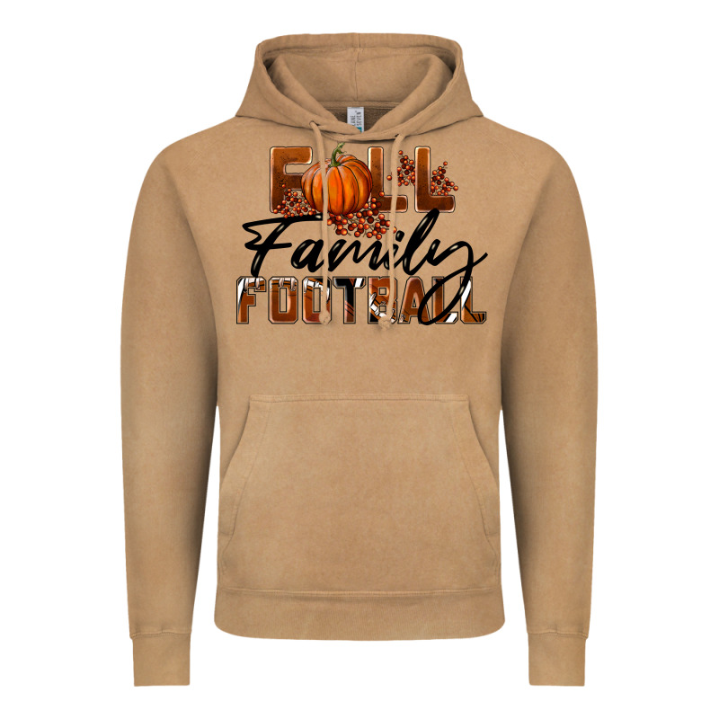 Fall Family Football Vintage Hoodie by LillyAllenDesigns | Teevron