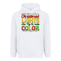 White christmas lights are my favorite color Heavyweight Hoodie - FaDigitalArtStudio