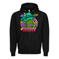 Black boys go to jupiter olıvıa Zipper Hoodie - OliviaCreatesArt