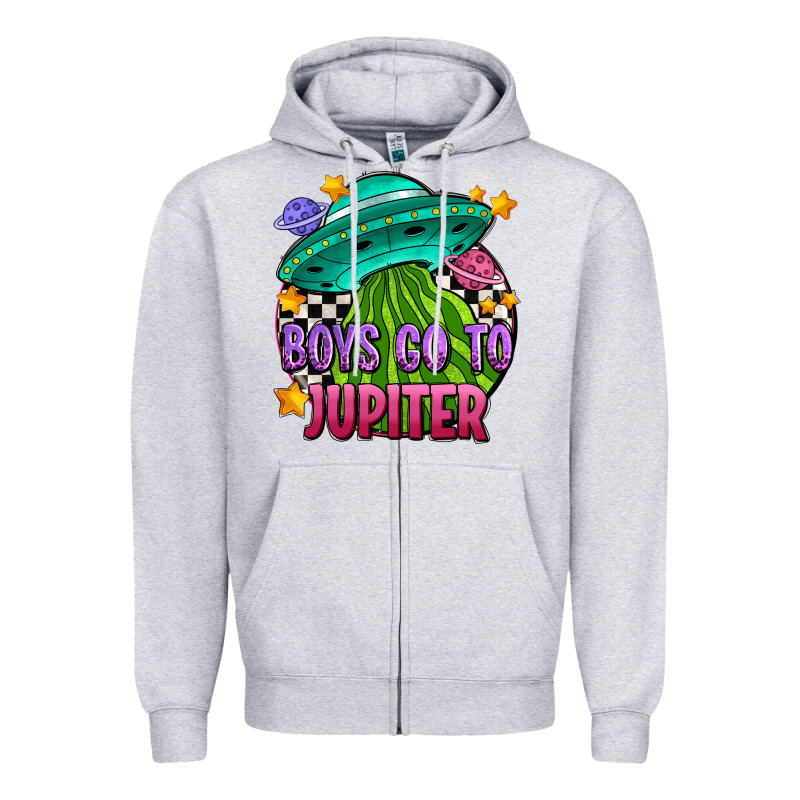 Boys Go To Jupiter Olıvıa Zipper Hoodie by OliviaCreatesArt | Teevron