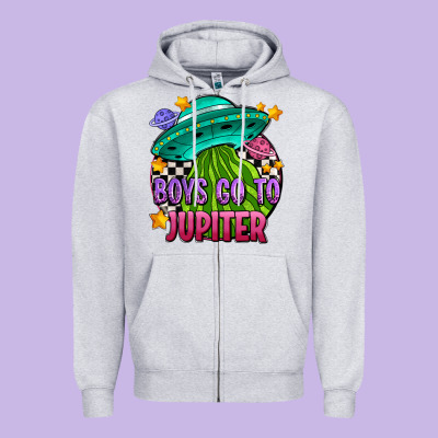 Boys Go To Jupiter Olıvıa Zipper Hoodie Designed By Oliviacreatesart