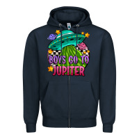 Navy boys go to jupiter olıvıa Zipper Hoodie - OliviaCreatesArt
