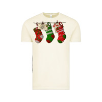 Vintage Arctic Christmas Socks With Santa Letter Vintage Tee - LillyAllenDesigns