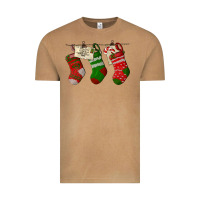 Vintage Camel Christmas Socks With Santa Letter Vintage Tee - LillyAllenDesigns