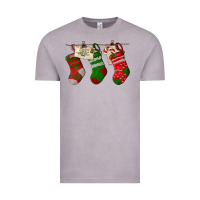 Vintage Zinc Christmas Socks With Santa Letter Vintage Tee - LillyAllenDesigns