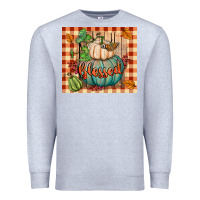 Heather Grey blessed tumbler Premium Sweatshirt - BundleAndBundleShop