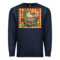 Navy blessed tumbler Premium Sweatshirt - BundleAndBundleShop
