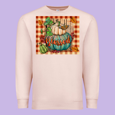 Blessed Tumbler Premium Sweatshirt Designed By Bundleandbundleshop