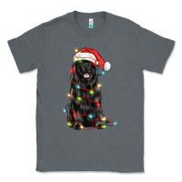 Charcoal Heather christmas newfoundland dog Classic Tee - LillyAllenDesigns