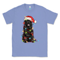 Colony Blue christmas newfoundland dog Classic Tee - LillyAllenDesigns