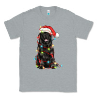 Heather Grey christmas newfoundland dog Classic Tee - LillyAllenDesigns