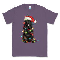 Lavender christmas newfoundland dog Classic Tee - LillyAllenDesigns