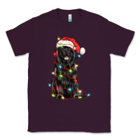 Plum christmas newfoundland dog Classic Tee - LillyAllenDesigns