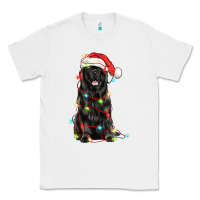 White christmas newfoundland dog Classic Tee - LillyAllenDesigns