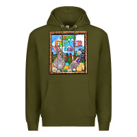 Army Green Happy Easter Day Premium Hoodie - OliviaCreatesArt