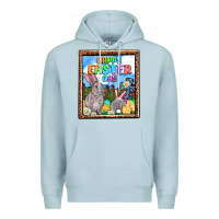 Blue Mist Happy Easter Day Premium Hoodie - OliviaCreatesArt