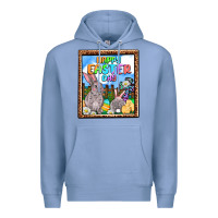 Colony Blue Happy Easter Day Premium Hoodie - OliviaCreatesArt