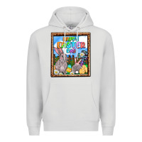 Dove Grey Happy Easter Day Premium Hoodie - OliviaCreatesArt