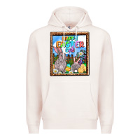 Pale Pink Happy Easter Day Premium Hoodie - OliviaCreatesArt
