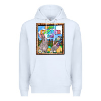 White Happy Easter Day Premium Hoodie - OliviaCreatesArt