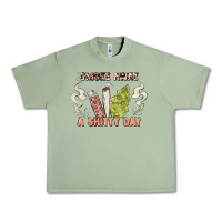 Oil Green smoke away a sh tty day Urban Heavy Tee - Artiststas
