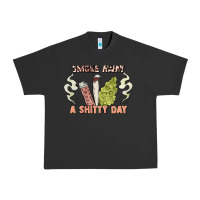 Pigment Black smoke away a sh tty day Urban Heavy Tee - Artiststas