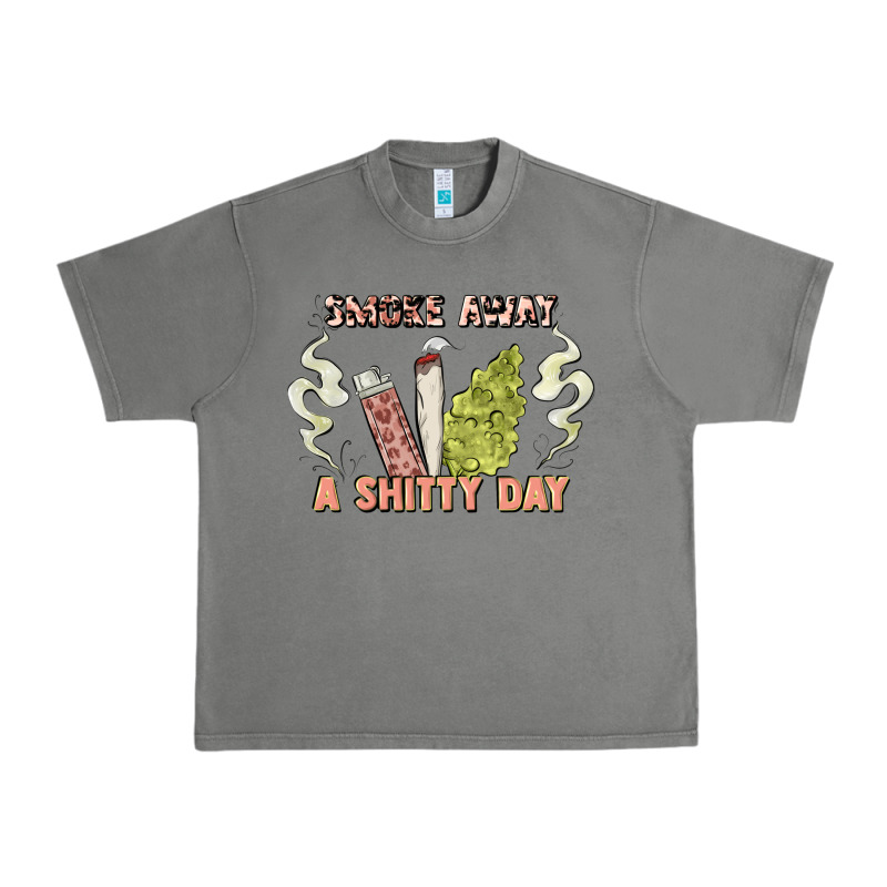 Smoke Away A Sh Tty Day Urban Heavy Tee by Artiststas | Teevron