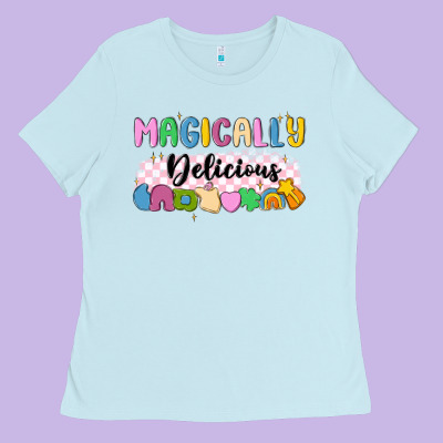 Magically Delicious Ladies Tee Designed By Maliassmallbusiness