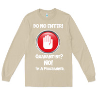 Mushroom I'm Not In Quarantine I'm A Programmer Long Sleeve Tee - Bettercallsaul