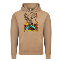 Vintage Coffee Fall Breeze And Autumn Leaves Deer Vintage Hoodie - LillyAllenDesigns