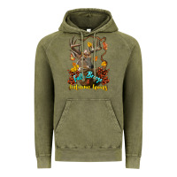 Vintage Olive Fall Breeze And Autumn Leaves Deer Vintage Hoodie - LillyAllenDesigns