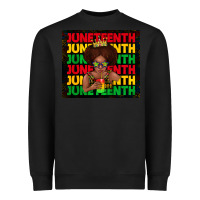 Black juneteenth cute kid Heavyweight Sweatshirt - TumblerDesignByShophia
