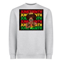 Heather Grey juneteenth cute kid Heavyweight Sweatshirt - TumblerDesignByShophia