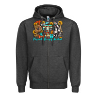 Charcoal Heather physical therapy assistant olivia Zipper Hoodie - OliviaCreatesArt