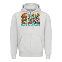 Dove Grey physical therapy assistant olivia Zipper Hoodie - OliviaCreatesArt