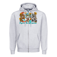 Heather Grey physical therapy assistant olivia Zipper Hoodie - OliviaCreatesArt