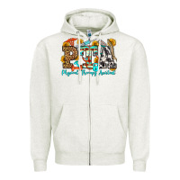 Oatmeal Heather physical therapy assistant olivia Zipper Hoodie - OliviaCreatesArt