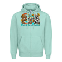 Seafoam physical therapy assistant olivia Zipper Hoodie - OliviaCreatesArt
