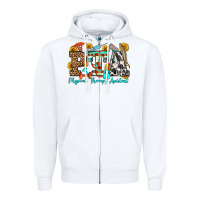 White physical therapy assistant olivia Zipper Hoodie - OliviaCreatesArt
