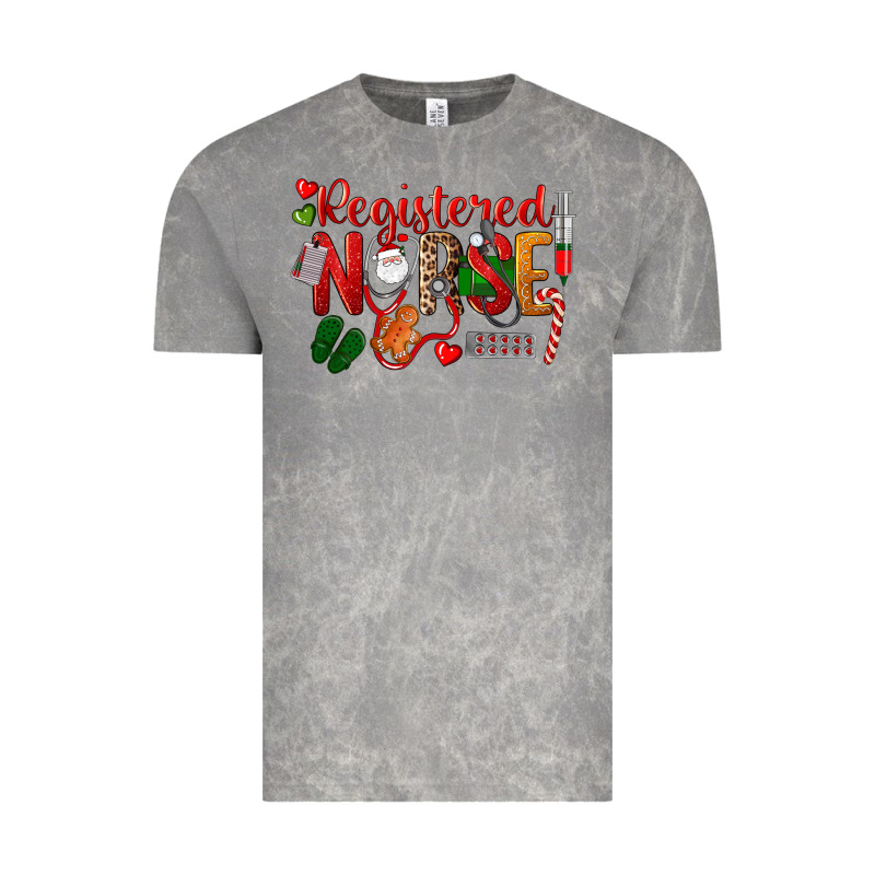 Registered Nurse Christmas Vintage Tee by LillyAllenDesigns | Teevron