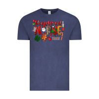 Vintage Denim Registered Nurse Christmas Vintage Tee - LillyAllenDesigns