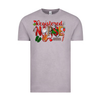 Vintage Zinc Registered Nurse Christmas Vintage Tee - LillyAllenDesigns