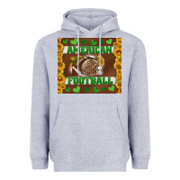 Heather Grey american football with sunflower tumbler Heavyweight Hoodie - BundleAndBundleShop