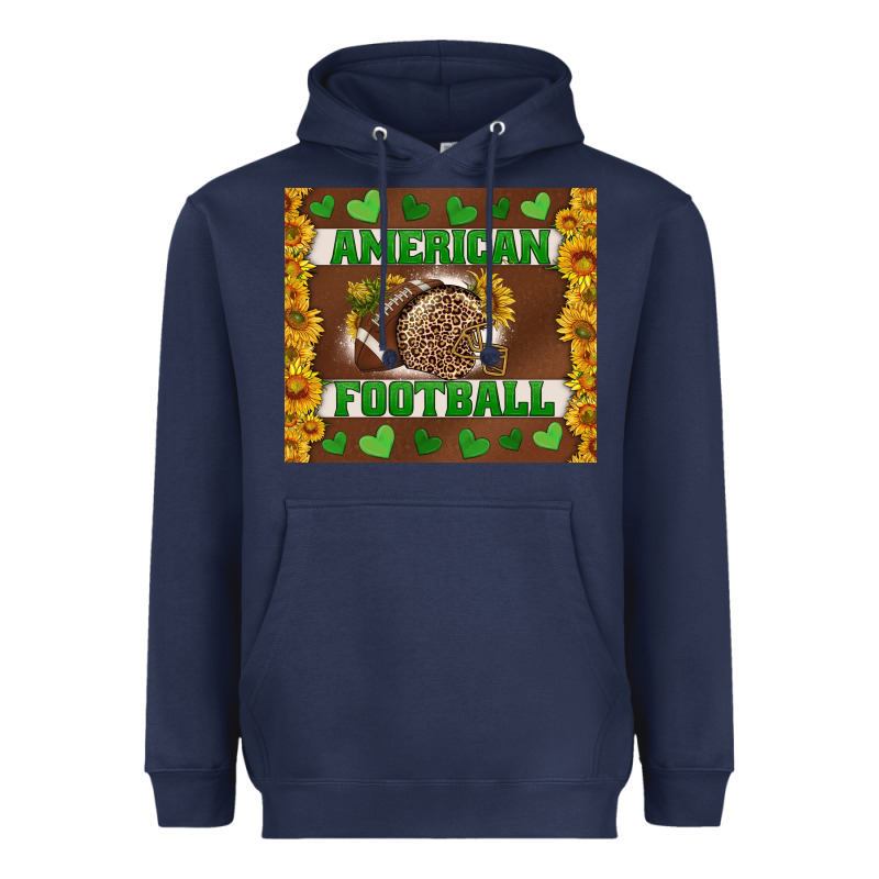 American Football With Sunflower Tumbler Heavyweight Hoodie by BundleAndBundleShop | Teevron