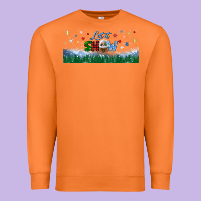 Let It Snow Libbey Glass Premium Sweatshirt Designed By Bundleandbundleshop
