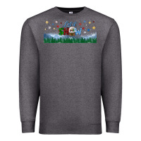 Charcoal Heather let it snow libbey glass Premium Sweatshirt - BundleAndBundleShop